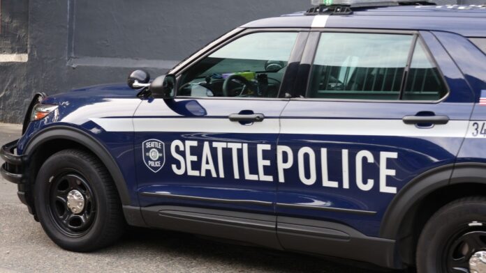 Patrulla del departamento de policía de Seattle — Foto: Latino Herald ™