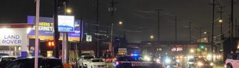 Patrulla de la policía de Seattle en el área donde ocurrió el fatal accidente – Foto: SPD