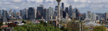 El Space Needle visto desde el mirador de Kerry Park — Foto de AP/Ted S. Warren.