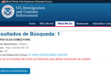 ICE detienen en Texas a la esposa del exgobernador de Chihuahua César Duarte Captura de pantalla del portal oficial de ICE donde aparece Bertha Olga Gómez Fong, esposa del exgobernador de Chihuahua César Duarte, bajo custodia en el centro de procesamiento de El Paso, Texas — Foto: Captura de pantalla / ICE