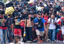 Nueva caravana migrante avanza desde el sur de México