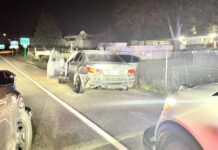 Conductor es arrestado tras persecución a 130 mph en la I-5 entre Federal Way y Lakewood Vehículo detenido por las autoridades luego de una persecución a más de 130 MPH el sábado 4 de abril en la I-5 — Foto: WSP