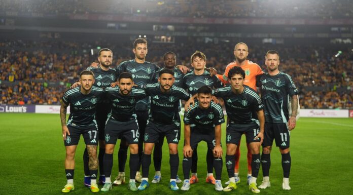 Los Sounders vuelven al Lumen Field con su futuro en la Copa de Campeones en juego Jugadores de los Seattle Sounders — Imagen: Mike Fiechtner / Sounders FC Communications