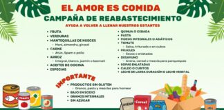 Bancos de alimentos en Washington enfrentan alta demanda y piden apoyo comunitario Cartel en español de campaña de donación de alimentos del banco de alimentos de Lynnwood, con lista de productos como frutas, verduras, arroz, pasta, frijoles y leche, además de indicaciones sobre alimentos sin gluten, bajos en sodio y sin azúcar.
