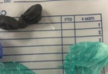 Recluso intenta introducir fentanilo en cárcel del condado Thurston Presunto fentanilo recuperado por las autoridades de un recluso — Imagen: Sheriff Derek Sanders, oficina del sheriff del condado de Thurston