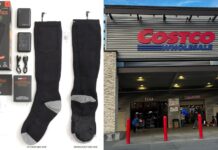 Retiran de Costco más de 200 mil calcetines térmicos tras reportes de quemaduras Calcetines térmicos de 32 Degrees — Imagen: CPSC