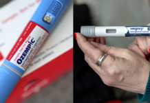 Más allá de la pérdida de peso: estudio sugiere que los GLP-1 podrían reducir otros antojos El fármaco inyectable Ozempic. (Foto de AP/David J. Phillip, archivo). Y a la derecha: dosis de Wegovy, medicamento utilizado para la pérdida de peso. (Foto de AP/Amanda Andrade-Rhoades, archivo)
