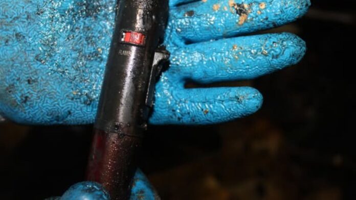 Antorcha de gas butano Antorcha de gas butano encontrada por los bomberos en el sitio del incendio — Imagen: Cuerpo de bomberos de la ciudad de Spokane