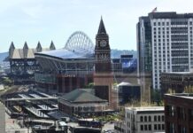 Concejal de Seattle presiona para activar cámaras de vigilancia antes del mundial Vista del distrito de los estadios, donde el concejal Kettle insiste en reactivar las cámaras de vigilancia — Foto: Latino Herald ™