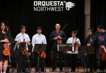 Orquesta juvenil presentará concierto gratuito de fin de temporada en Lynnwood Poster del concierto en Lynnwood — Imagen: Orquesta Northwest