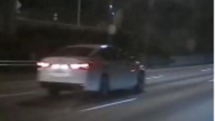 Vehículo de interés solicitado por las autoridades — Imagen: WSP