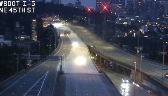 Carriles I-5 dirección norte