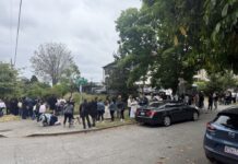 Cientos de personas acuden a jornada de asistencia migratoria para exclientes de Alexandra Lozano