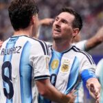 Messi y Argentina vencen 3-2 a Egipto y avanzan a cuartos del Mundial Lionel Messi celebra tras anotar el segundo gol de Argentina ante Egipto en los octavos de final del Mundia, el martes 7 de julio de 2026, en Atlanta. (AP Foto/Mike Stewart)
