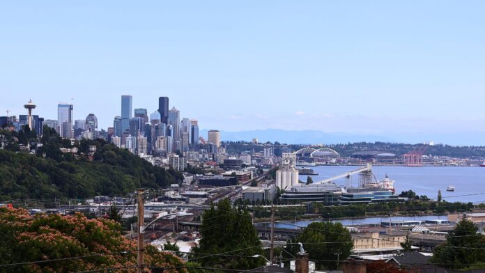 Vista de Seattle desde Magnolia