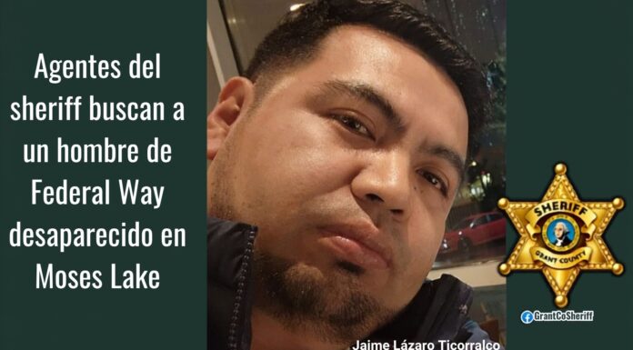 Continúa la búsqueda de un hombre de Federal Way desaparecido en las aguas de Moses Lake