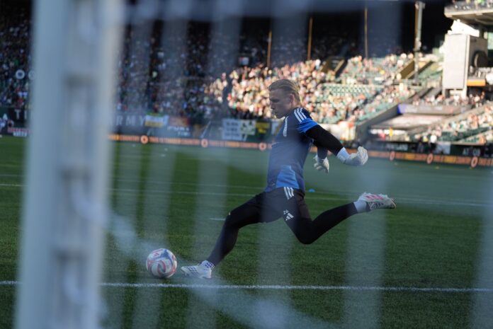 Sounders vs Portland Foto: parido de los Seattle Sounders FC vs Timbers de Portland en el Providence Park en Portland, Oregon - Agosto 1ro de 2026. Cortesía de Mike Fiechtner / Seattle Sounders.