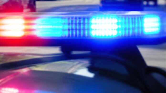 Police lights daylight