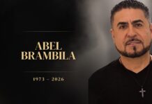 Fallece Abel Brambila, cofundador de Taquería El Rinconsito Retrato de Abel Brambila Guzmán, cofundador de Taquería El Rinconsito, junto a su nombre y los años 1973-2026.
