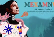 MEXAM Northwest Festival celebra 10 años con 40 eventos en Washington Imagen oficial de MEXAM Northwest Festival 2026 con la ilustración de una mujer indígena mexicana acompañada de ajolotes y elementos inspirados en la cultura mexicana y el Noroeste del Pacífico.