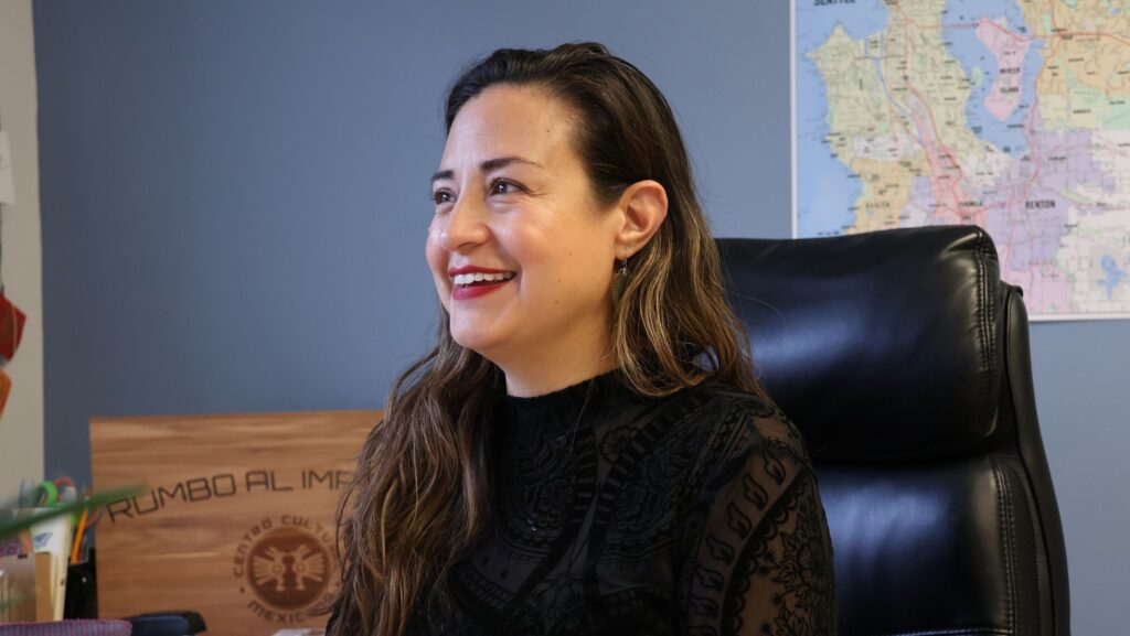 Mariana Martínez, del Centro Cultural Mexicano, durante una entrevista con Latino Herald en Redmond.